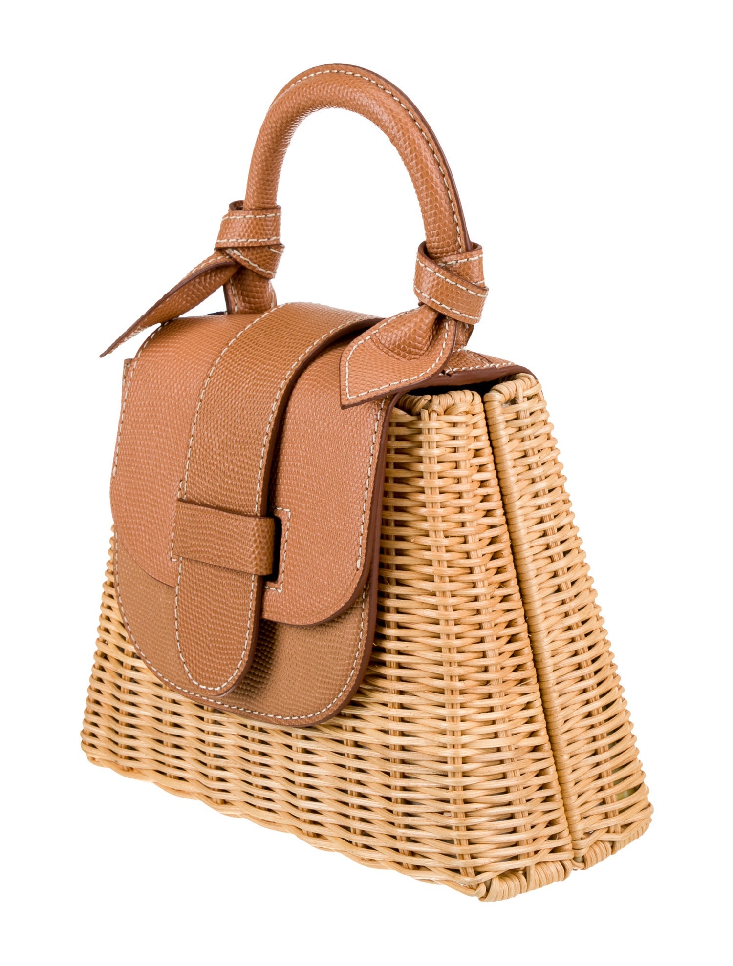 Pamela Munson Bamboo Top Handle Bag